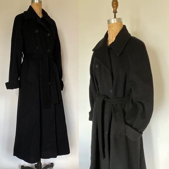 Perry Ellis vintage 1980’s merino wool black opera
