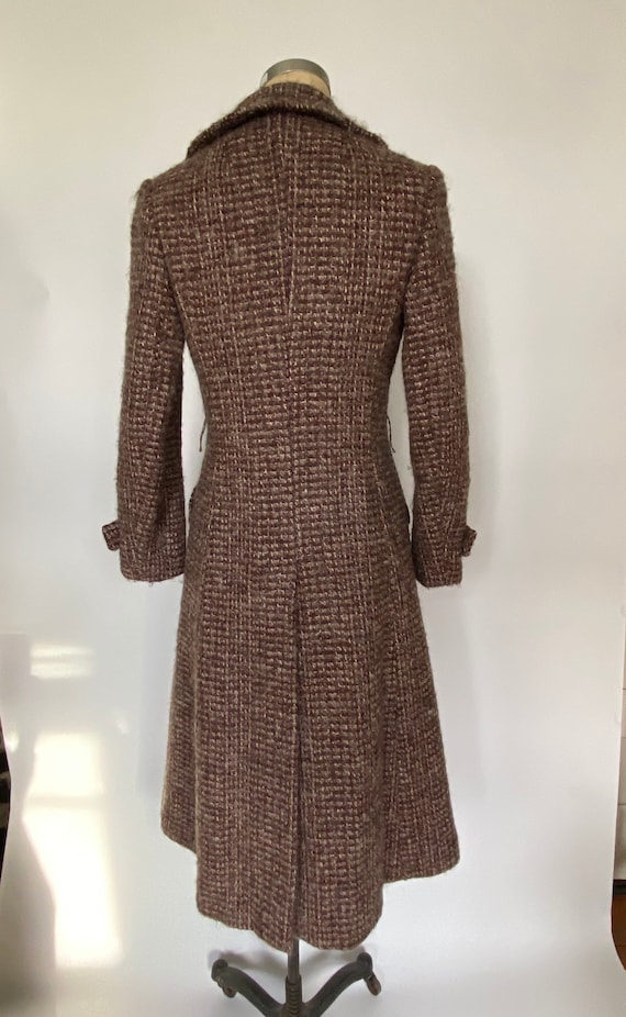 Aquascutum vintage 1970s wool boucle coat - image 10