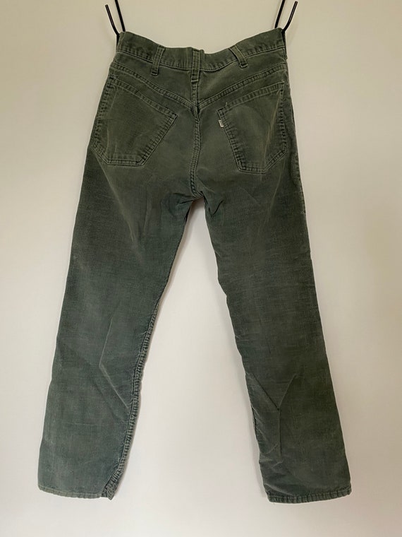 Vintage Levis Green Corduroy Pants 28 Waist - Etsy
