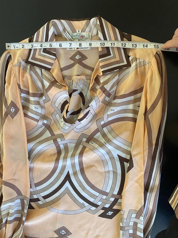 Emilio Pucci Vintage 1960's Silk Two Piece Pleated Skirt Set - Etsy