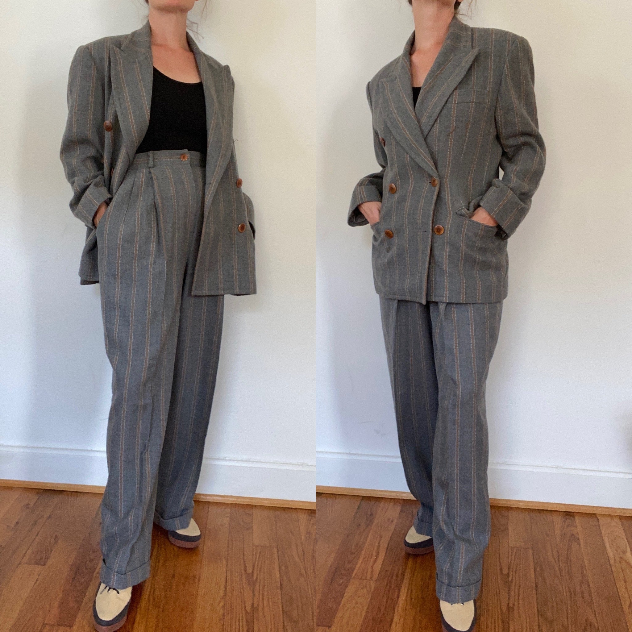 Pinstripe pantsuit store
