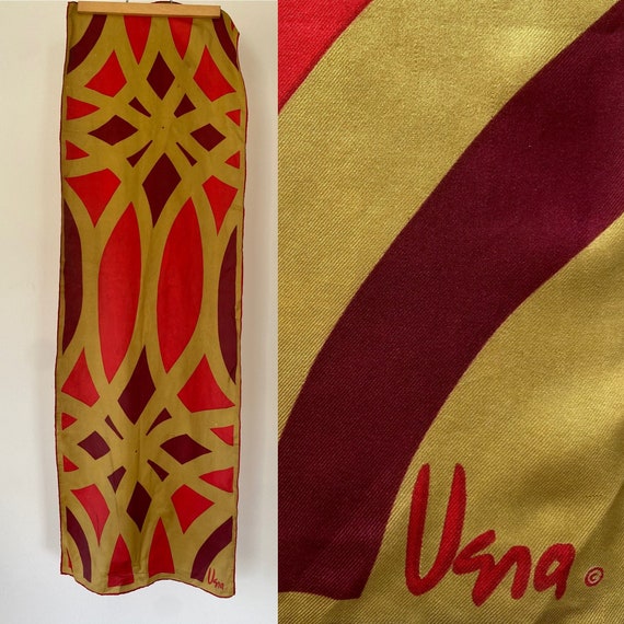 1960s silk Vera scarf