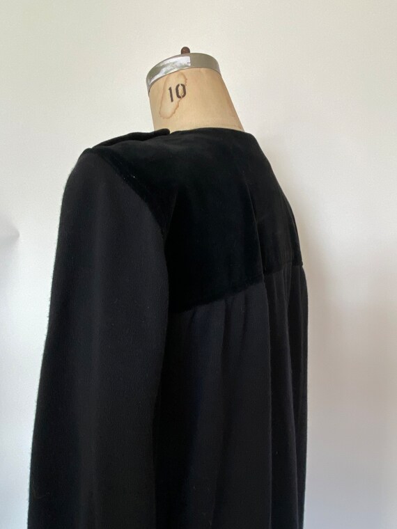 Yves Saint Laurent vintage black caftan dress - image 8