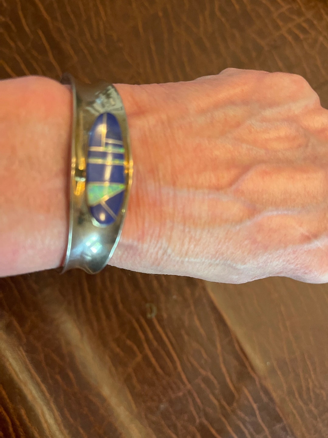 Bracelet Manchette Vintage Style Amérindien – Unisexe – Neuf Sans Emballage