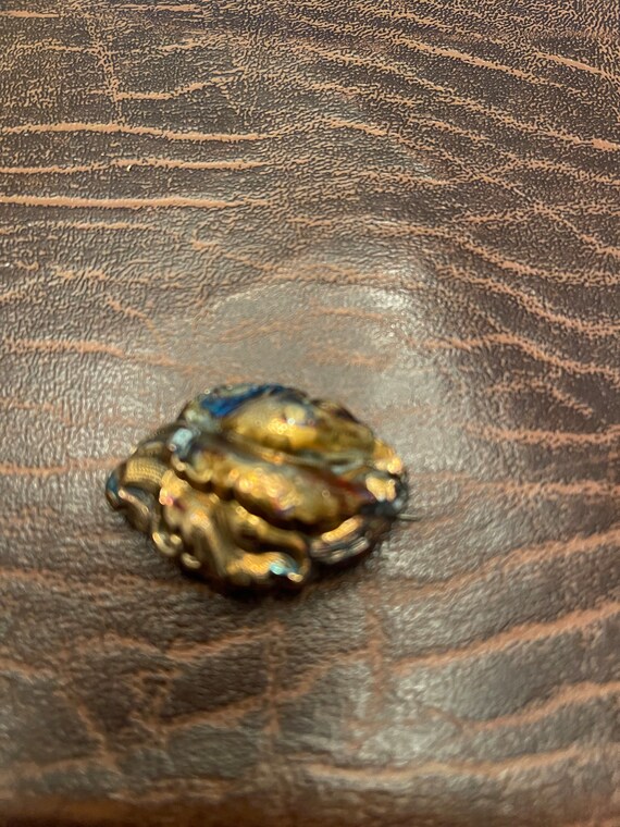 19th Century Antique Brooch Sterling Silver
