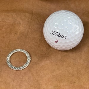 Sterling Silver Golf Ball Marker