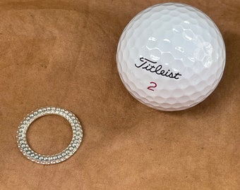 Sterling Silber Golfball Marker