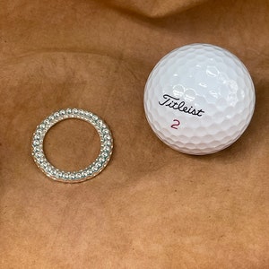 Sterling Silver Golf Ball Marker