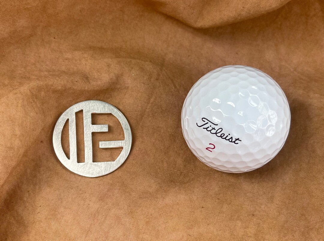 Sterling Silver Golf Ball Marker Etsy