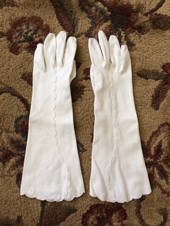 Vintage ladies dress gloves - image 1