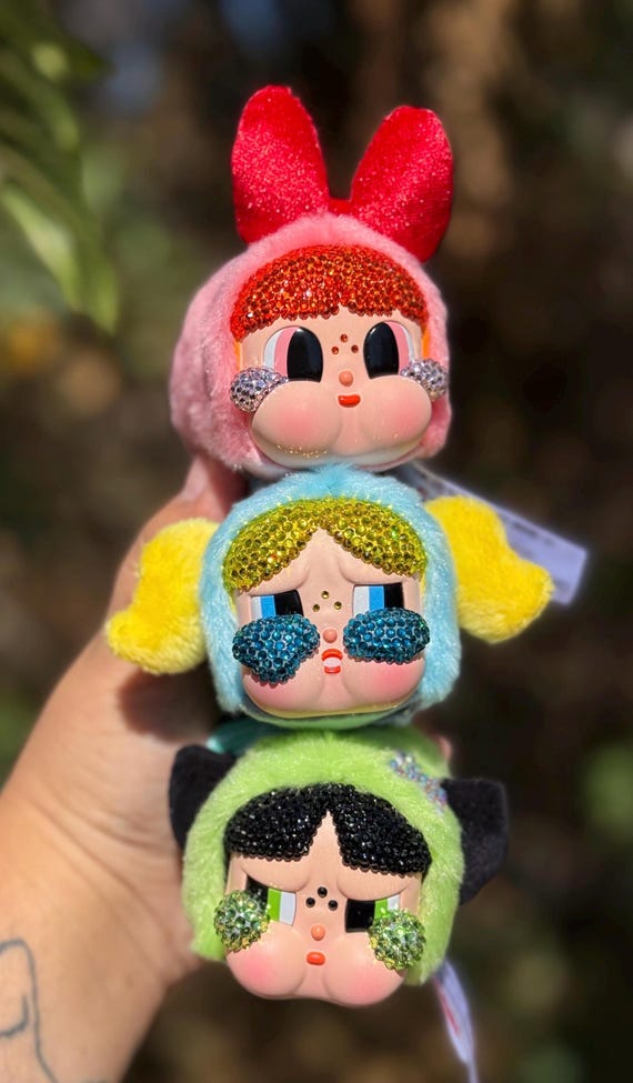 Bedazzled Authentic Genuine Cry Baby X Powerpuff Girls