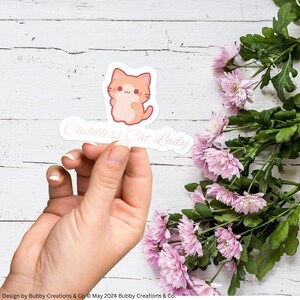 Childless Cat Lady Sticker - Kamala Harris - Election Voting Stickers - Feminist Kindle Sticker - Strong Women - Tim Walz - Pet stickers