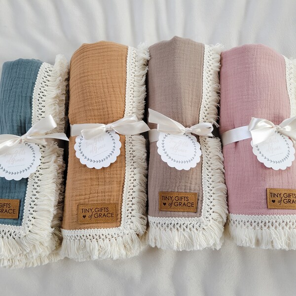 Fringe Baby Blanket Etsy