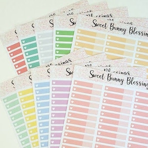 5 pack of Budget Expense Tracker Stickers, Fits Erin Condren 7 x 9, classic size Happy Planner, and TBM Budget by Paycheck Workbook