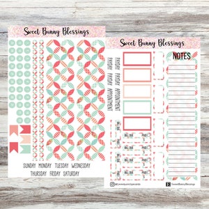 Patchwork Monthly Kit | fits 7x9 planners | Monthly Planner Kit | Erin Condren | Monthly Sticker kit