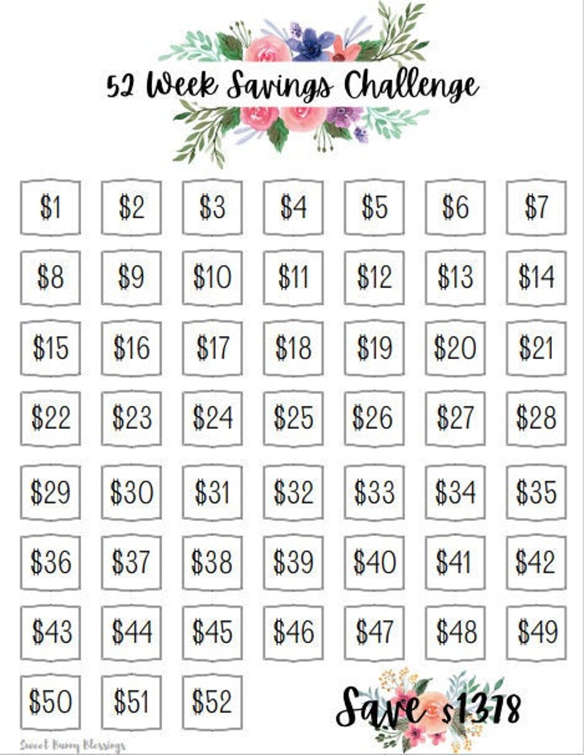 52-week-savings-challenge-free-printable