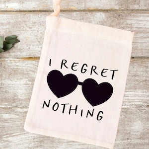 I Regret Nothing Bags | Hangover Kit Bag | Bachelorette Party Favour Bags | Hen Party Favour Bags | Personalised Thank You Bags