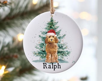 Personalised Pet Christmas Bauble | Personalised Dog First Christmas Decoration | Dog Keepsake Present | Dog Lover Gift