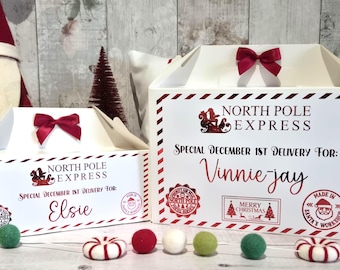 Personalized Christmas First Box: North Pole December 1st Delivery