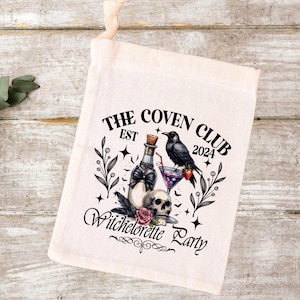 Witch Coven Favour Bags | Hen Party Favour Bags | Goth Wedding Favour Bags | Dark Wedding Bags | Alternative Wedding Bags