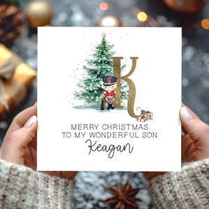 Personalised Ballerina Christmas Card: Nutcracker Design