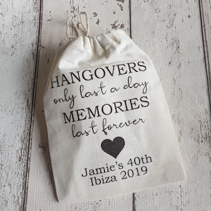 Hangover Kit Bags, Hangover Recovery Kit, Hen Party Favours, Bachelorette Party, Birthday, Hangover Survival Kit, Morning After Kit