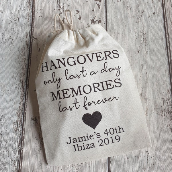 Hangover Kit Bags, Hangover Recovery Kit, Hen Party Favours, Bachelorette Party, Birthday, Hangover Survival Kit, Morning After Kit