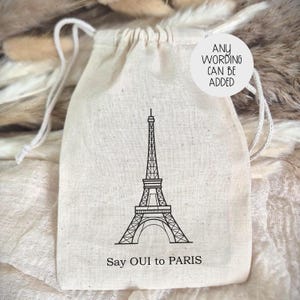 Eiffelturm Bevorzugungsbeutel • Paris Partygeschenke • Französische Themed Hochzeitsbevorzugung • Paris Brautparty Geschenkbeutel