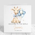 Personalised Baby Boy Card - New Baby Card - New Baby Boy Card - Baby Boy Card