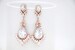Rose Gold Earrings | Rose Gold Bridal Earrings | Chandelier Earrings | Teardrop Earrings | Wedding Earrings | Long Earrings | Prom Jewelry 