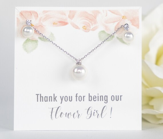 thank you for being our flower girl