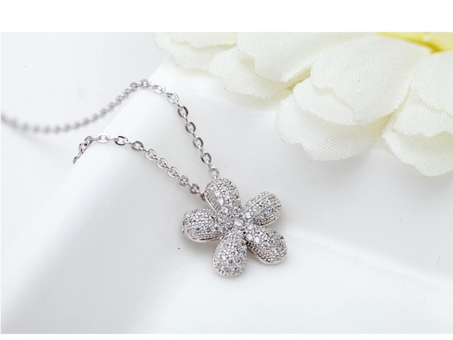 Flower Girl Jewelry Flower Girl Necklace Flower Girl Gift Etsy