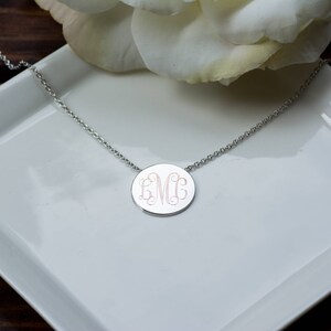 Graduation Gift Prom Gift Prom Neckace Coordinates Necklace Monogram Necklaces Name Necklaces Roman Numeral Necklace image 6