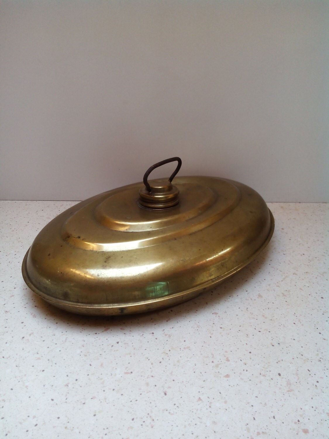 Antique Copper Hot Water Bottle Oval Hammered Bed Warmer Etsy