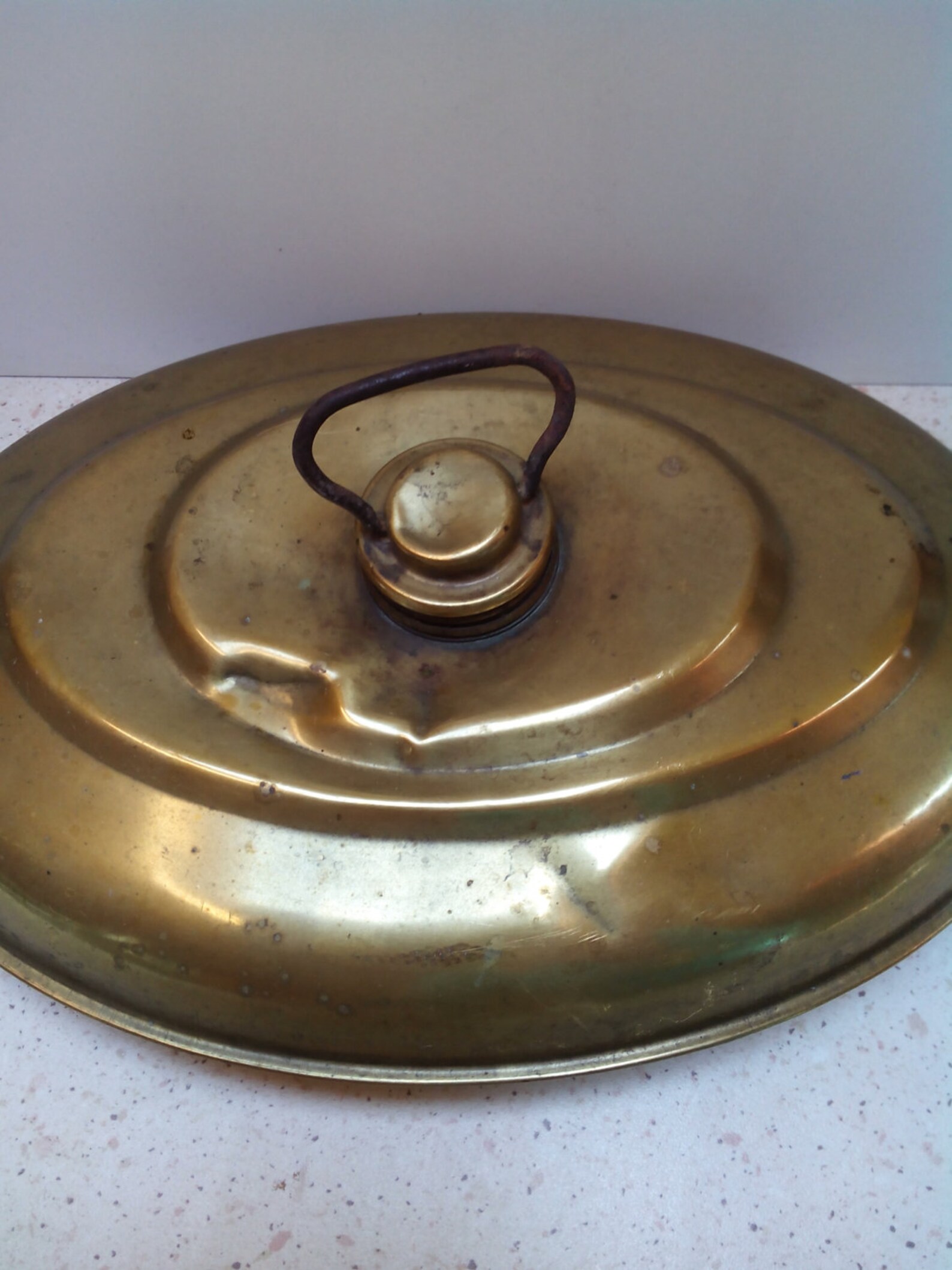 Antique Copper Hot Water Bottle Oval Hammered Bed Warmer Etsy