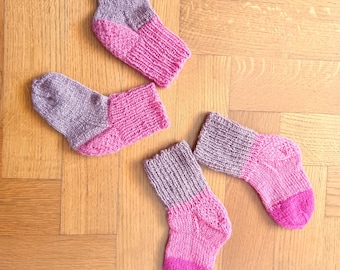 handmade wool socks for girls