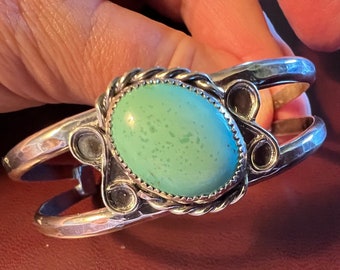 Turquoise in Sterling Silver Bracelett