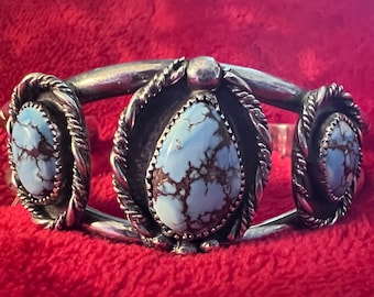 Beautiful Sterling Silver and Turquoise Bracelet