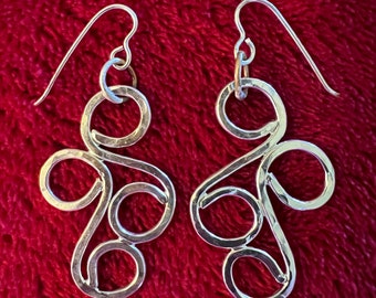 Sterling Silver swirl Earrings