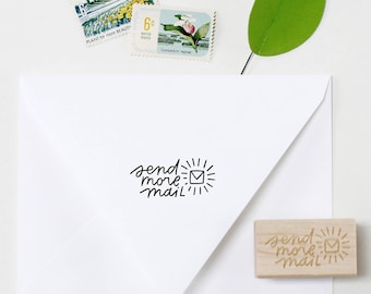 Send More Mail Rubber Stamp