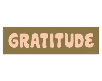 Gratitude Die Cut Sticker