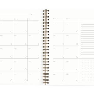 Un agenda papier qui en vaut la peine Un agenda ouvert et daté Design géométrique moderne et minimaliste image 4