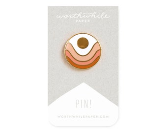 Uplift Enamel Pin // Uplift // Hard Enamel Cloisonné