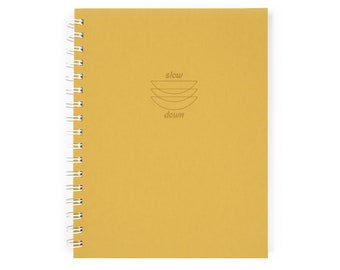 Slow Down Guided Journal for The Present Moment, Gratitude and Peace