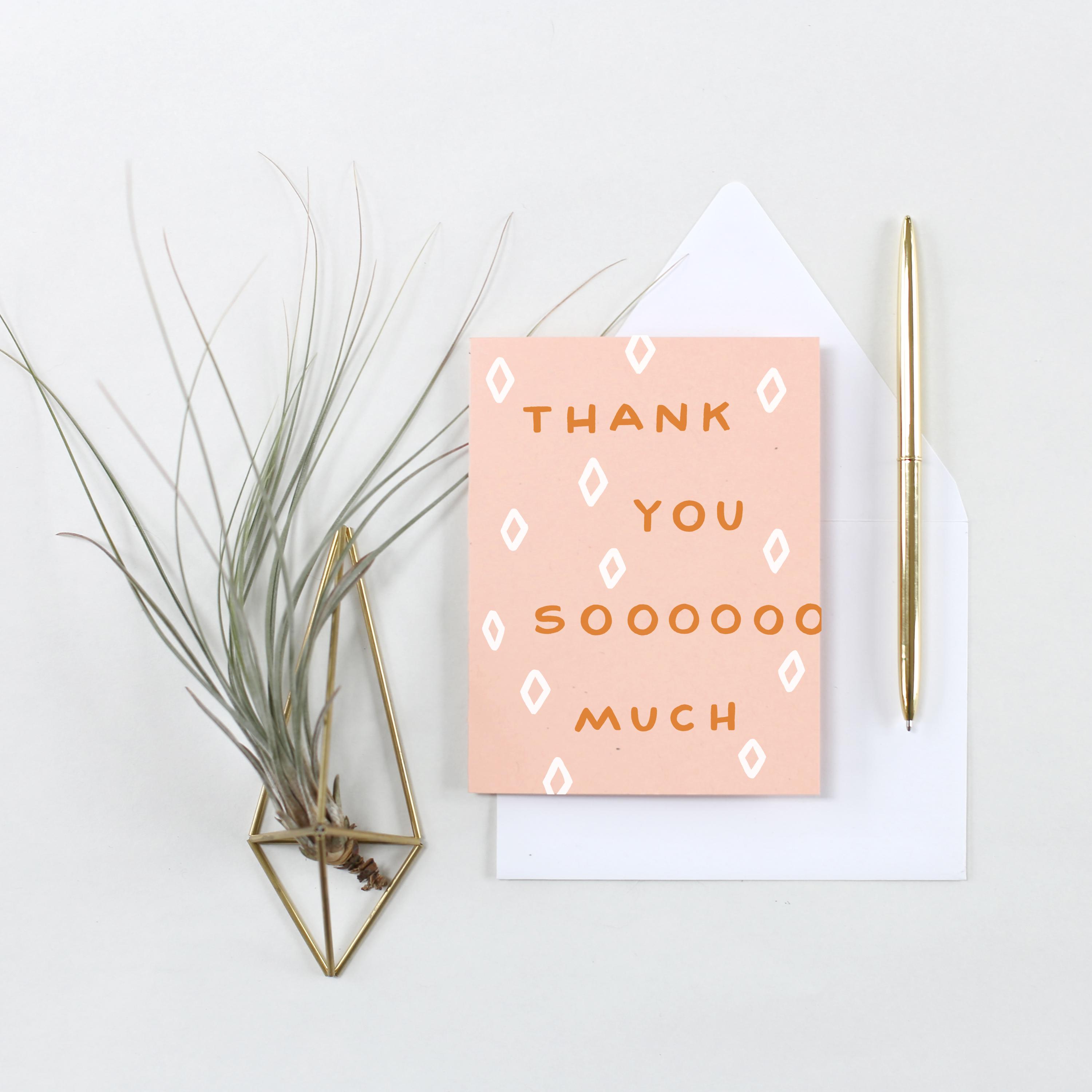 Carte De Remerciement Avec Bouquet De Fleurs Banque De Photographies Et