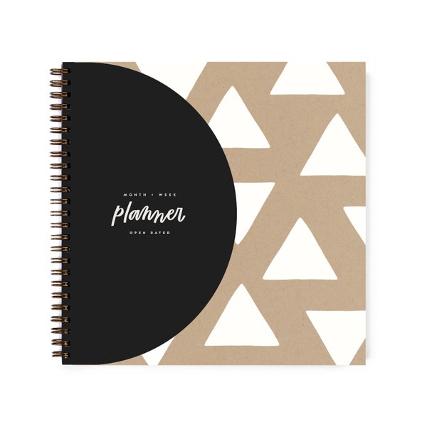 The Worthwhile Paper Planner - Open Dated Planner - Modern & Minimal Geometric Design