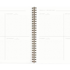 Un agenda papier qui en vaut la peine Un agenda ouvert et daté Design géométrique moderne et minimaliste image 5
