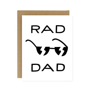 Rad Dad - Vatertag Siebdruck Klappkarte
