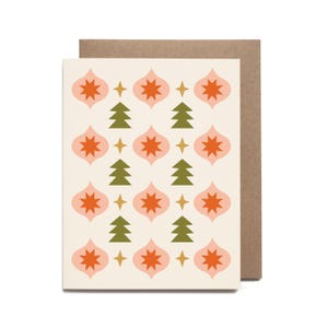 Tarjeta con motivo navideño - Invierno - Tarjeta de felicitación serigrafiada