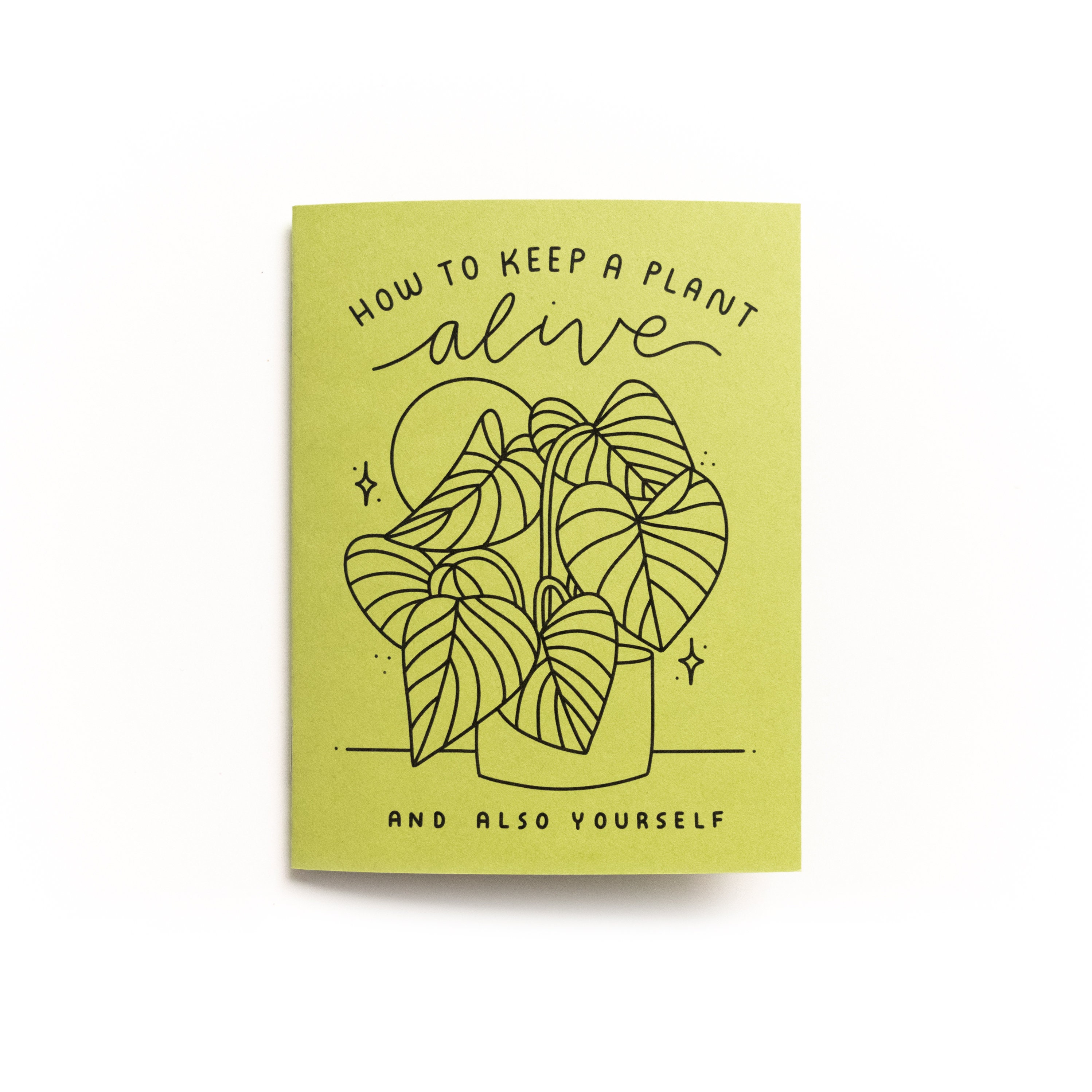 Alive Hand Sign How to Keep A Plant Alive Hand Illustrated Care Zine - Etsy
